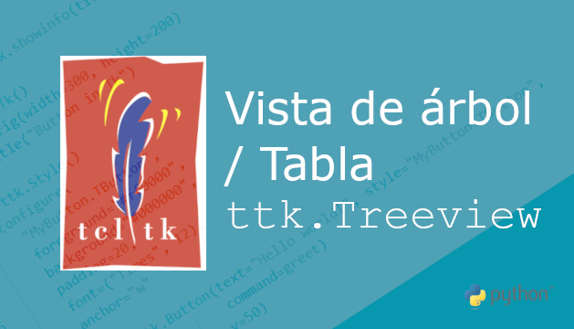 Vista de árbol (Treeview) en Tcl/Tk (tkinter)